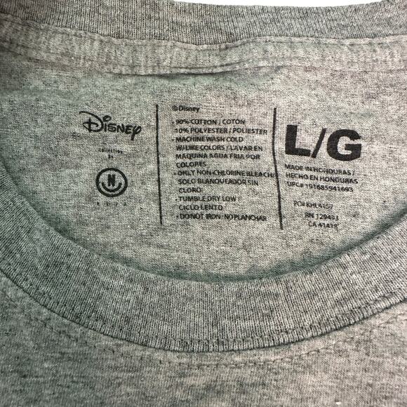 Disney Mickey Mouse Shirt Mens Large Neff Too Many People Grow Up Gray Teal - Picture 2 of 8